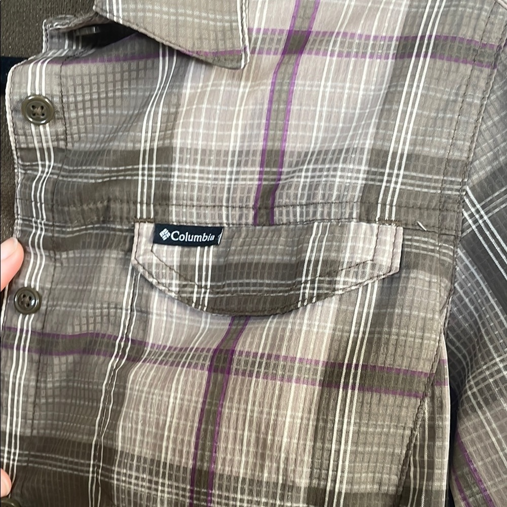 Columbia Plaid Button-Up